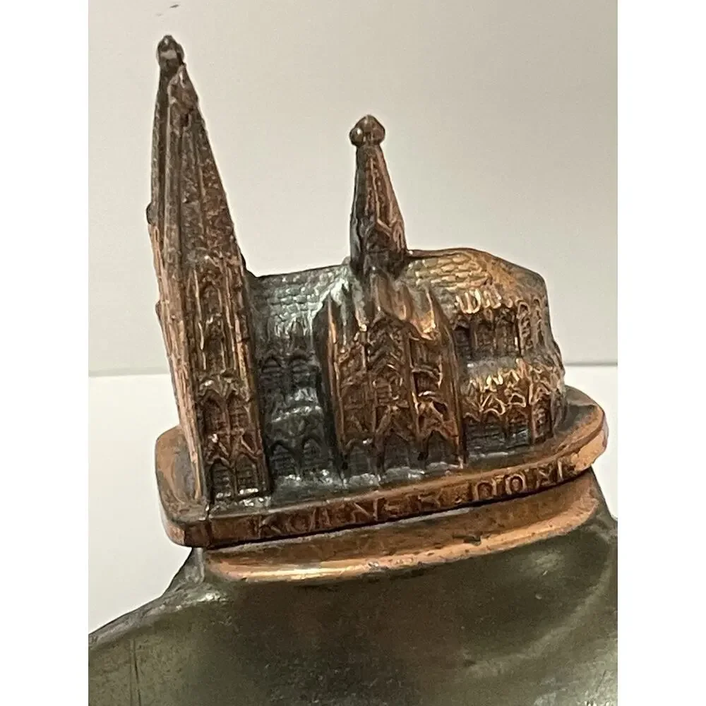 Vintage Germany Ashtray KOLNER DOM Copper Plated limited Souvenir Collectable